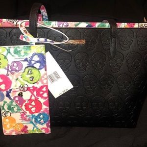 Betsey Johnson Skull Tote